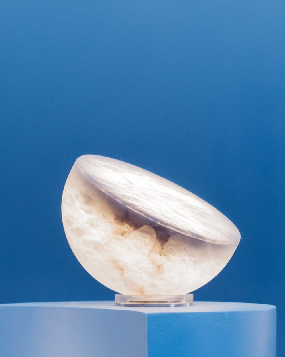 MOON Sixteen, the stone lit from inside