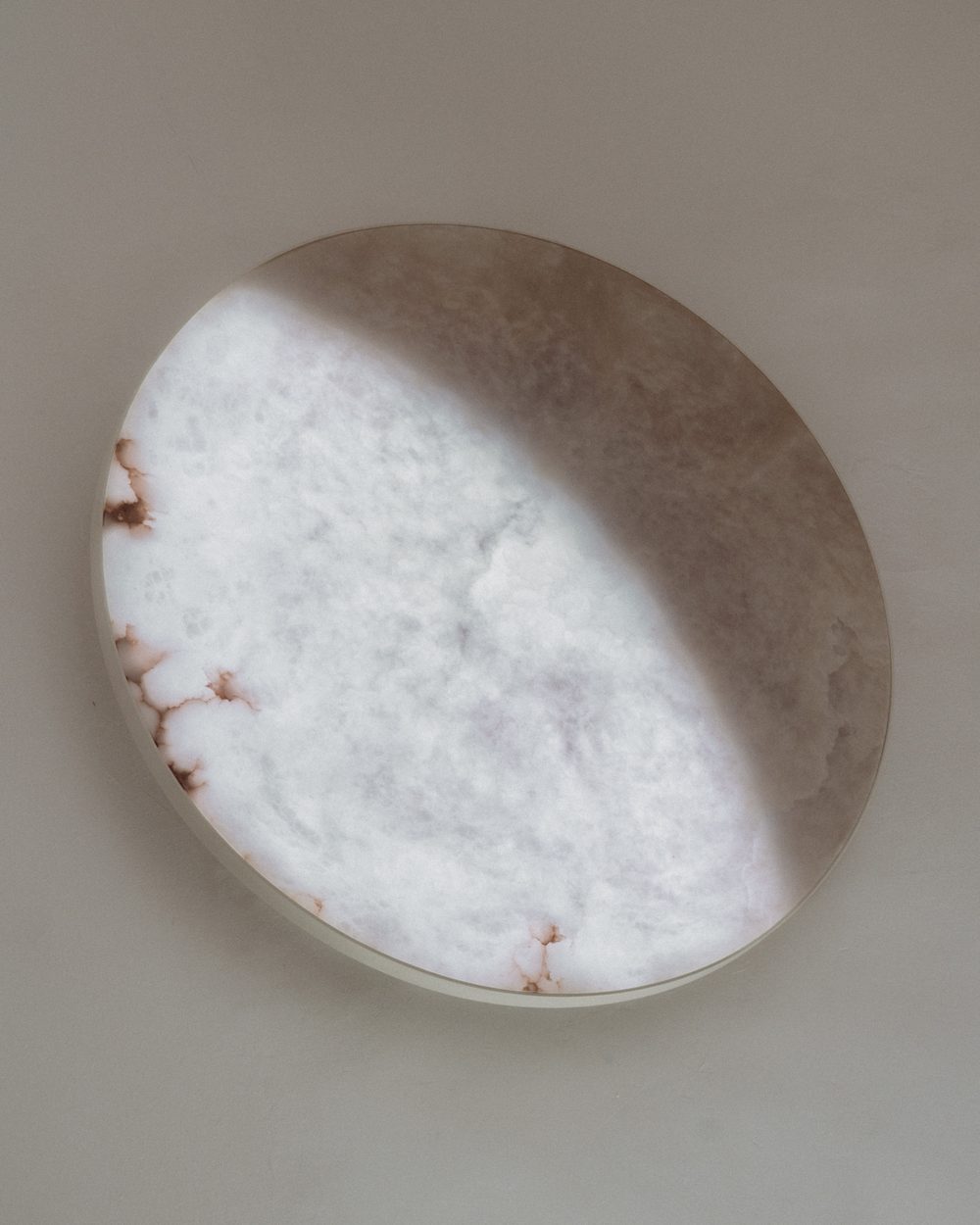 MOON Ninety, the stone lit from inside