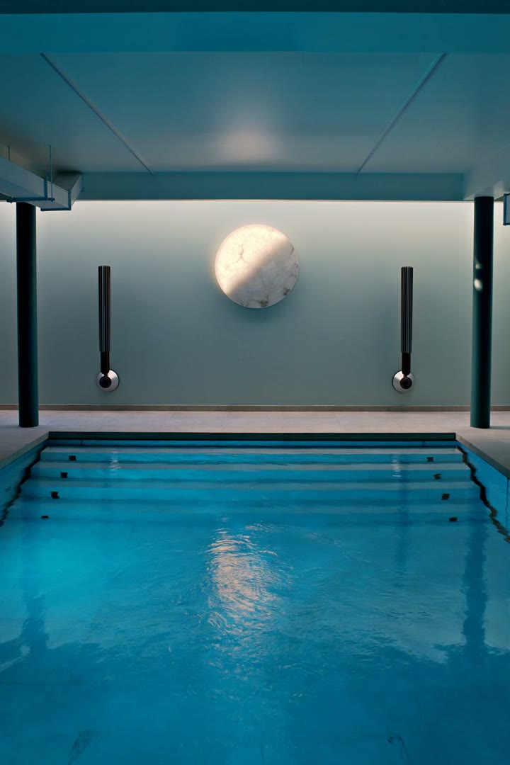MOON Ninety above an indoor pool